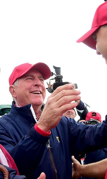 US wins! Bill Haas delivers Presidents Cup triumph for dad Jay